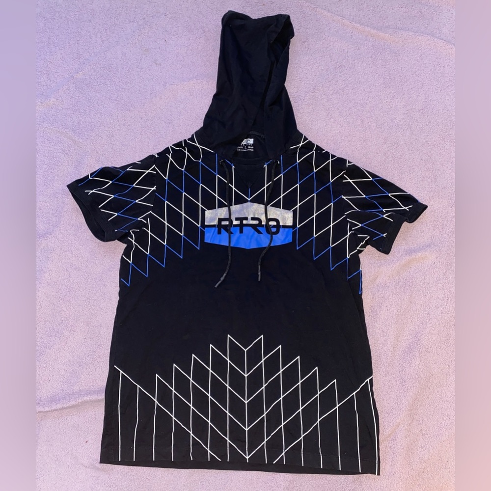 Xios Rtro Hooded Graphic Tee (Large)